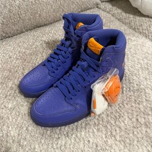 Nike Air Jordan 1 Retro OG G8RD Gatorade Rush Violet Sample High-Top Sneakers